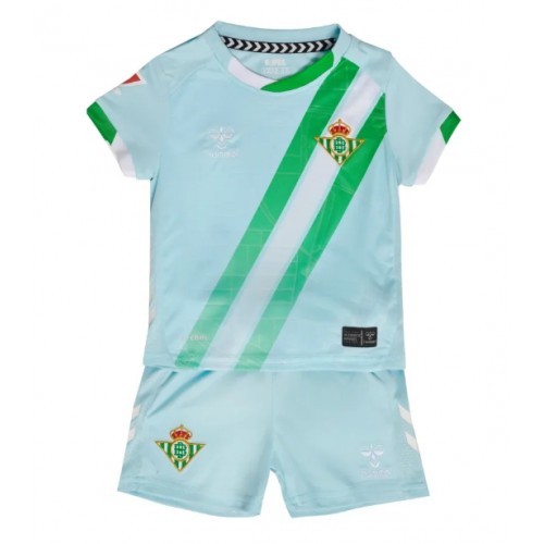 Dětský fotbalový dres Real Betis 2025-26 Venkovní Krátký Rukáv (+ trenýrky)